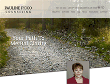 Tablet Screenshot of paulinepiccocounseling.com